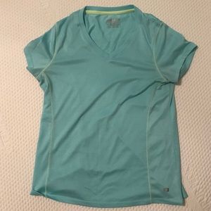 Blue Activewear Sweat-Wicking Performance Top